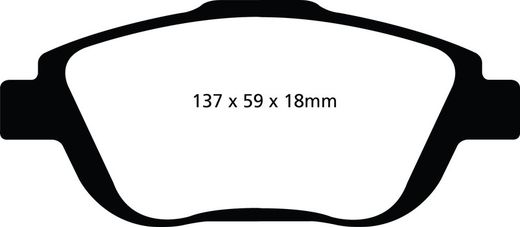 Pastillas de freno ebc DP71708