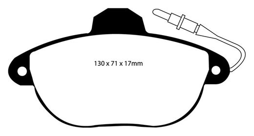 Pastillas de freno ebc DP71708
