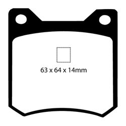 Pastillas de freno ebc DP71708