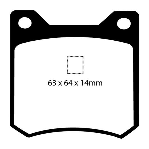 Pastillas de freno ebc DP71708