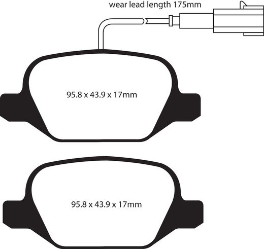 Pastillas de freno ebc DP71708