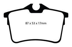 Pastillas de freno ebc DP71708