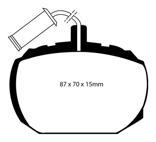 Pastillas de freno ebc DP71708