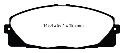 Pastillas de freno ebc DP71708