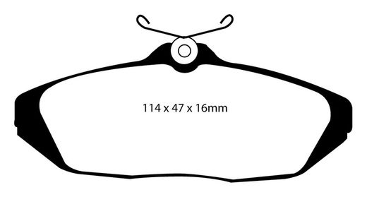 Pastillas de freno ebc DP71708