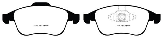 Pastillas de freno ebc DP71708