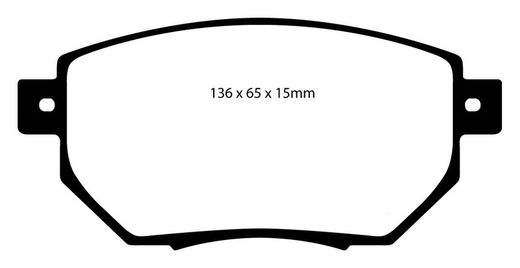 Pastillas de freno ebc DP71708