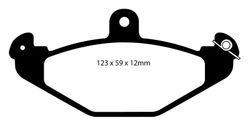 Pastillas de freno ebc DP71708