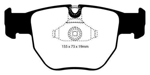 Pastillas de freno ebc DP71708
