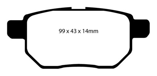 Pastillas de freno ebc DP71708