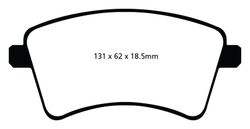 Pastillas de freno ebc DP71708