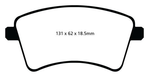 Pastillas de freno ebc DP71708