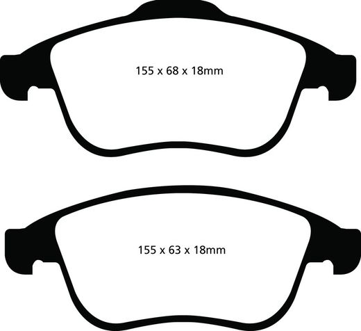 Pastillas de freno ebc DP71708