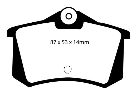 Pastillas de freno ebc DP71708