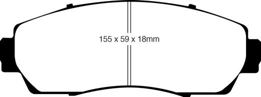Pastillas de freno ebc DP71708
