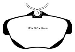 Pastillas de freno ebc DP71708