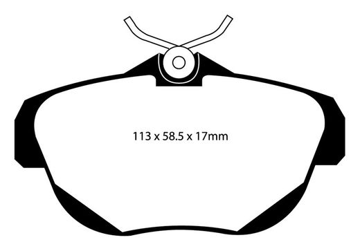 Pastillas de freno ebc DP71708