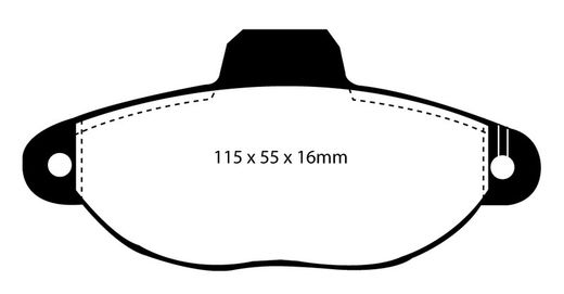 Pastillas de freno ebc DP71708