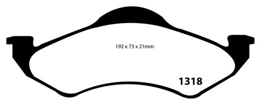 Pastillas de freno ebc DP71708