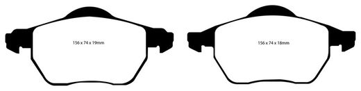 Pastillas de freno ebc DP71708