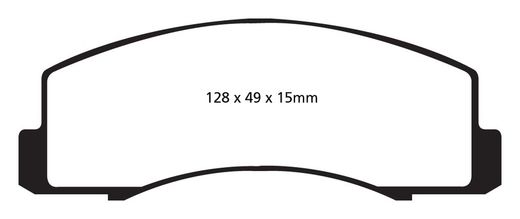 Pastillas de freno ebc DP71708