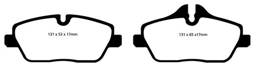 Pastillas de freno ebc DP71708