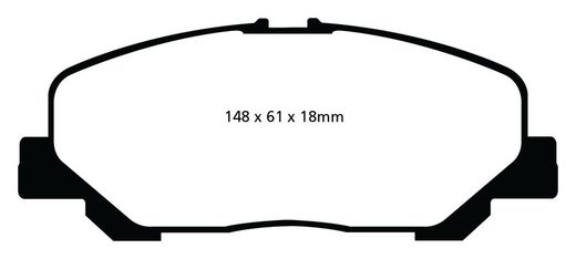 Pastillas de freno ebc DP71708