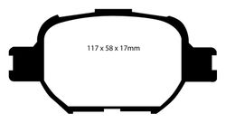 Pastillas de freno ebc DP71708