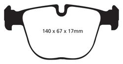 Pastillas de freno ebc DP71708