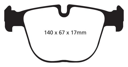 Pastillas de freno ebc DP71708