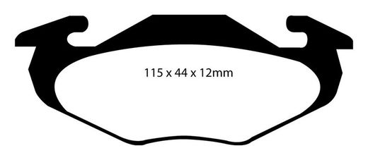 Pastillas de freno ebc DP71708