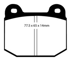 Pastillas de freno ebc DP71708