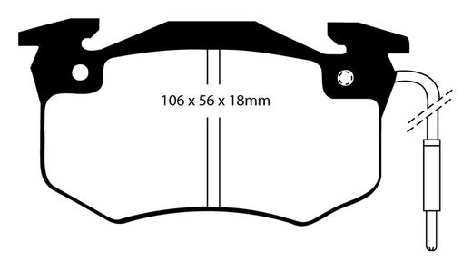 Pastillas de freno ebc DP71708