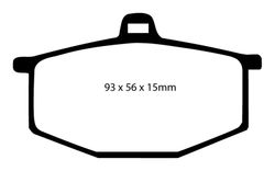 Pastillas de freno ebc DP71708