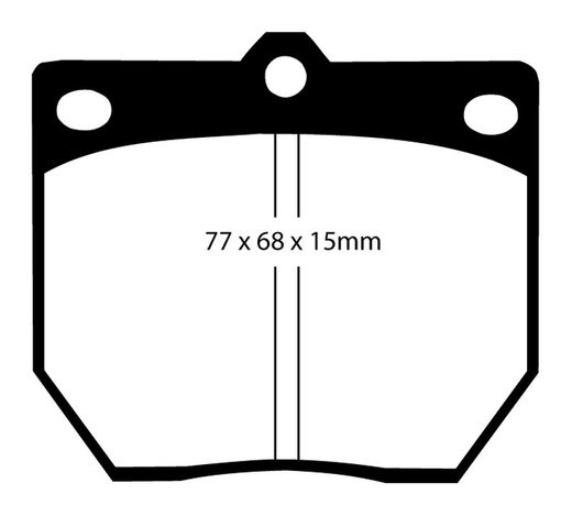 Pastillas de freno ebc DP71708