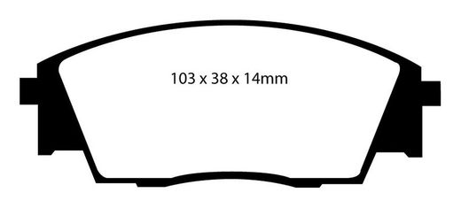 Pastillas de freno ebc DP71708