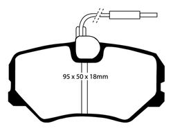 Pastillas de freno ebc DP71708