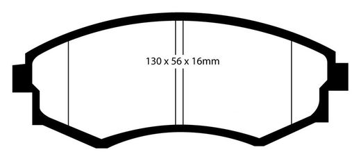 Pastillas de freno ebc DP71708