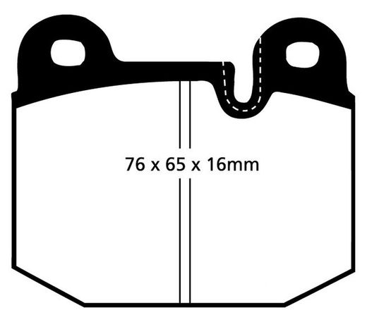 Pastillas de freno ebc DP71708