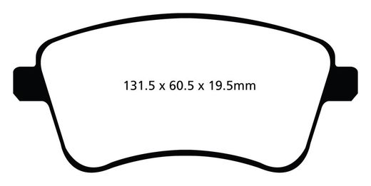Pastillas de freno ebc DP71708