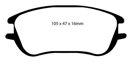 Pastillas de freno ebc DP71708