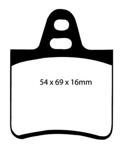 Pastillas de freno ebc DP71708