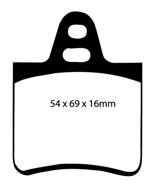 Pastillas de freno ebc DP71708