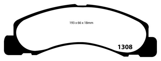 Pastillas de freno ebc DP71708