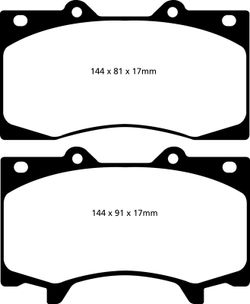 Pastillas de freno ebc DP71708