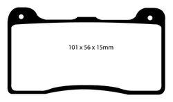 Pastillas de freno ebc DP71708