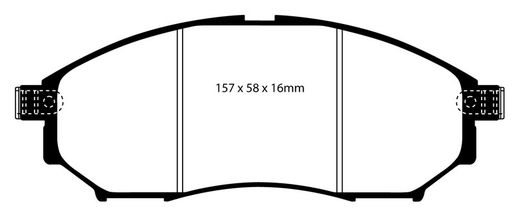 Pastillas de freno ebc DP71708