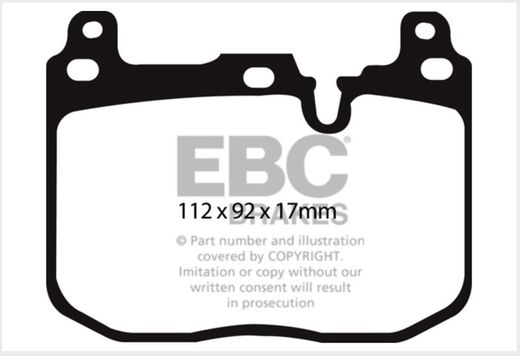 Pastillas de freno ebc DP71708