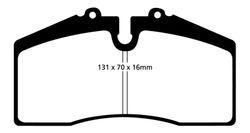 Pastillas de freno ebc DP71708
