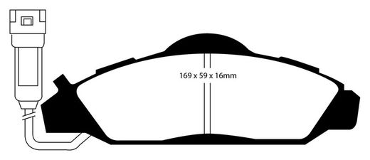 Pastillas de freno ebc DP71708